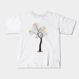 December 24th birthday flower Kids T-Shirt